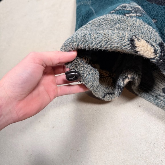 otter AOP Fleece Jacket Full Zip Seal Nature Scene Mens XLOcean East Sportswear - Picture 6 of 6